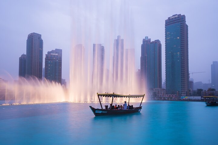 Dubai Fountain Show Boat Lake Ride