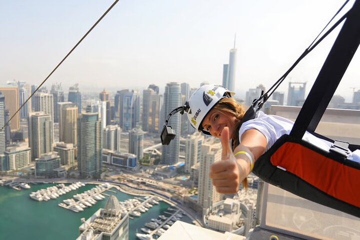 Zipline Experience in Dubai Marina