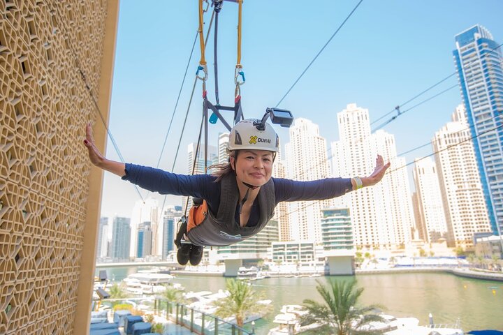 Zipline Experience in Dubai Marina