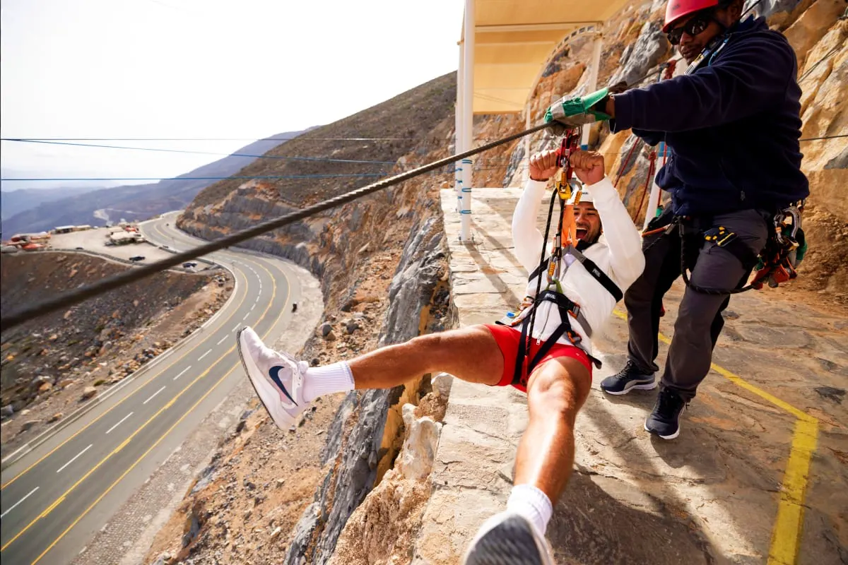 Jais Sky Tour- Region's Unique Zipline Tour- (Distance of 5km)